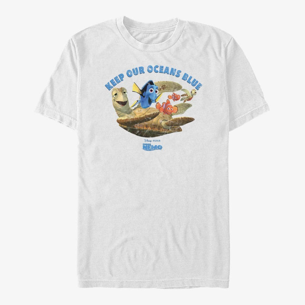 T-shirts Merch Pixar Finding Nemo - Nemo Ocean Unisex T-Shirt White