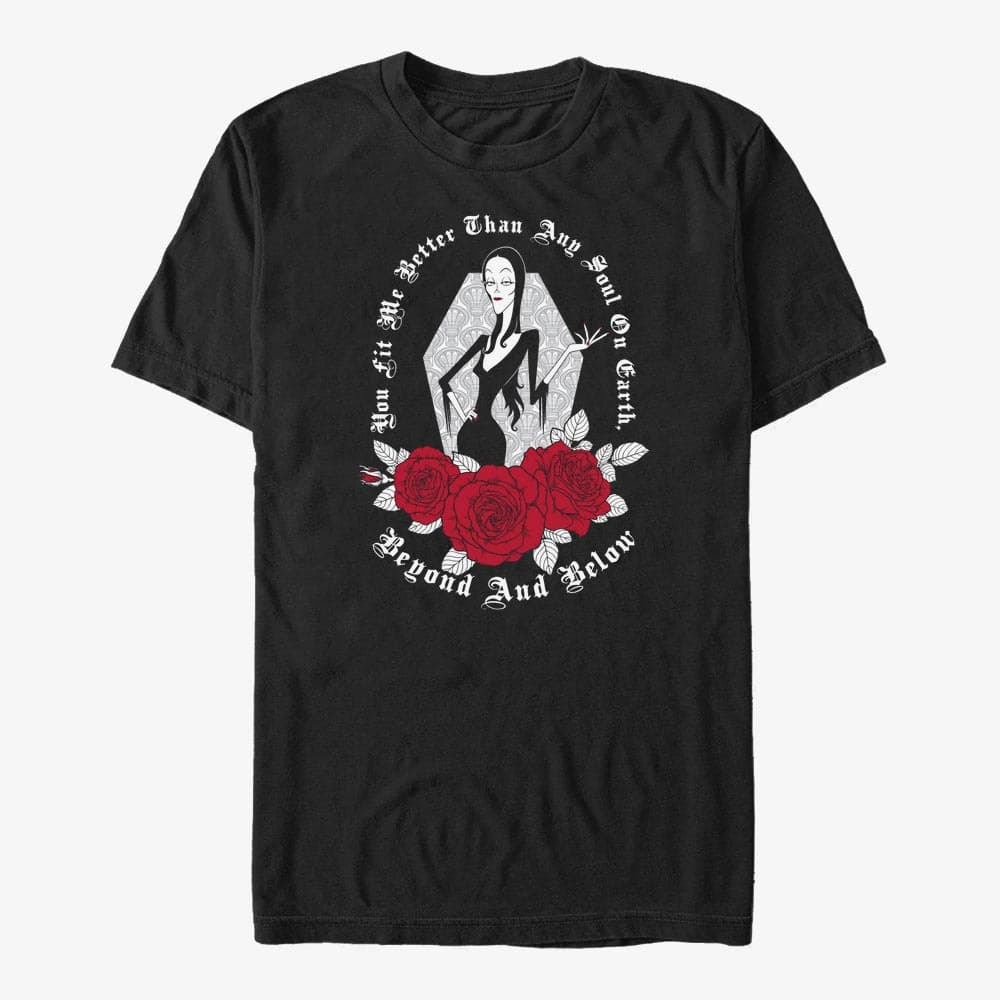 T-krekli Merch MGM The Addams Family - Morticia Soul Unisex T-Shirt Black