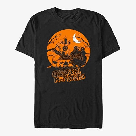 T-shirt Merch Paramount Aaahh!!! Real Monsters - Real Monster Haunt Unisex T-Shirt Black