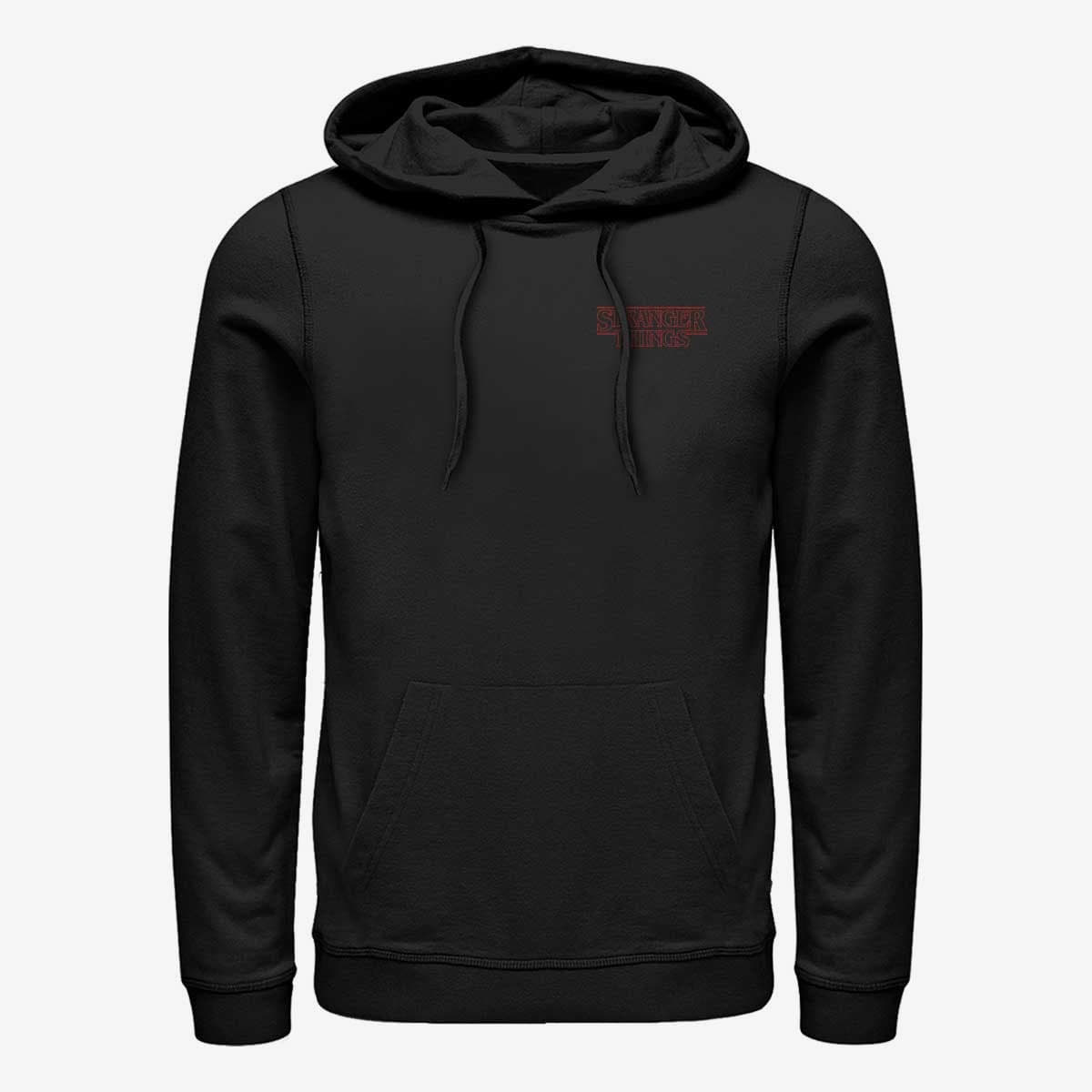 Black and red stranger things hoodie clearance