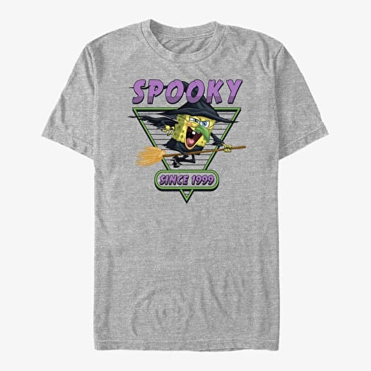 T-shirt Merch Paramount SpongeBob SquarePants - Spooky Since Unisex T-Shirt Heather Grey