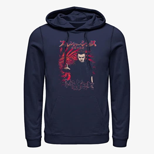 Φούτερ Merch Netflix Stranger Things - Sutorenj?? Shingusu Two Unisex Hoodie Navy Blue
