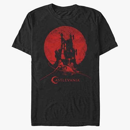T-shirt Merch Netflix Castlevania - Moon Eyes Unisex T-Shirt Black