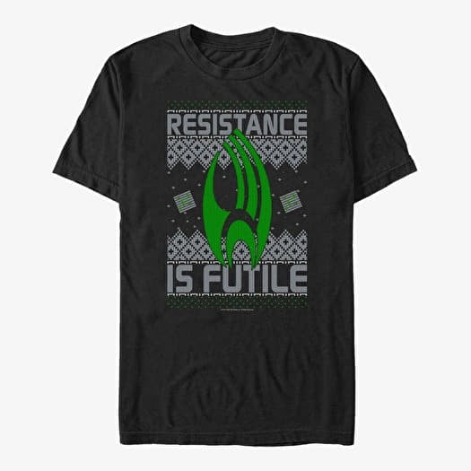 T-shirt Merch Paramount Star Trek - Resistance to Xmas Unisex T-Shirt Black