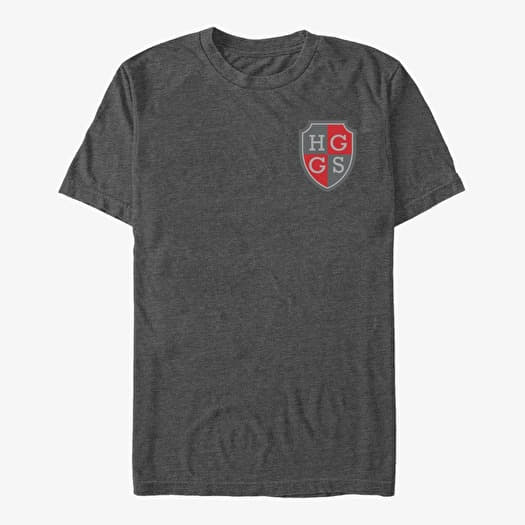 T-shirt Merch Netflix Heartstopper - Harvey Greene Crest Unisex T-Shirt Dark Heather Grey