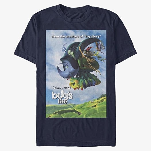 T-shirt Merch Pixar A Bug's Life - Bugs Flying Poster Unisex T-Shirt Navy Blue