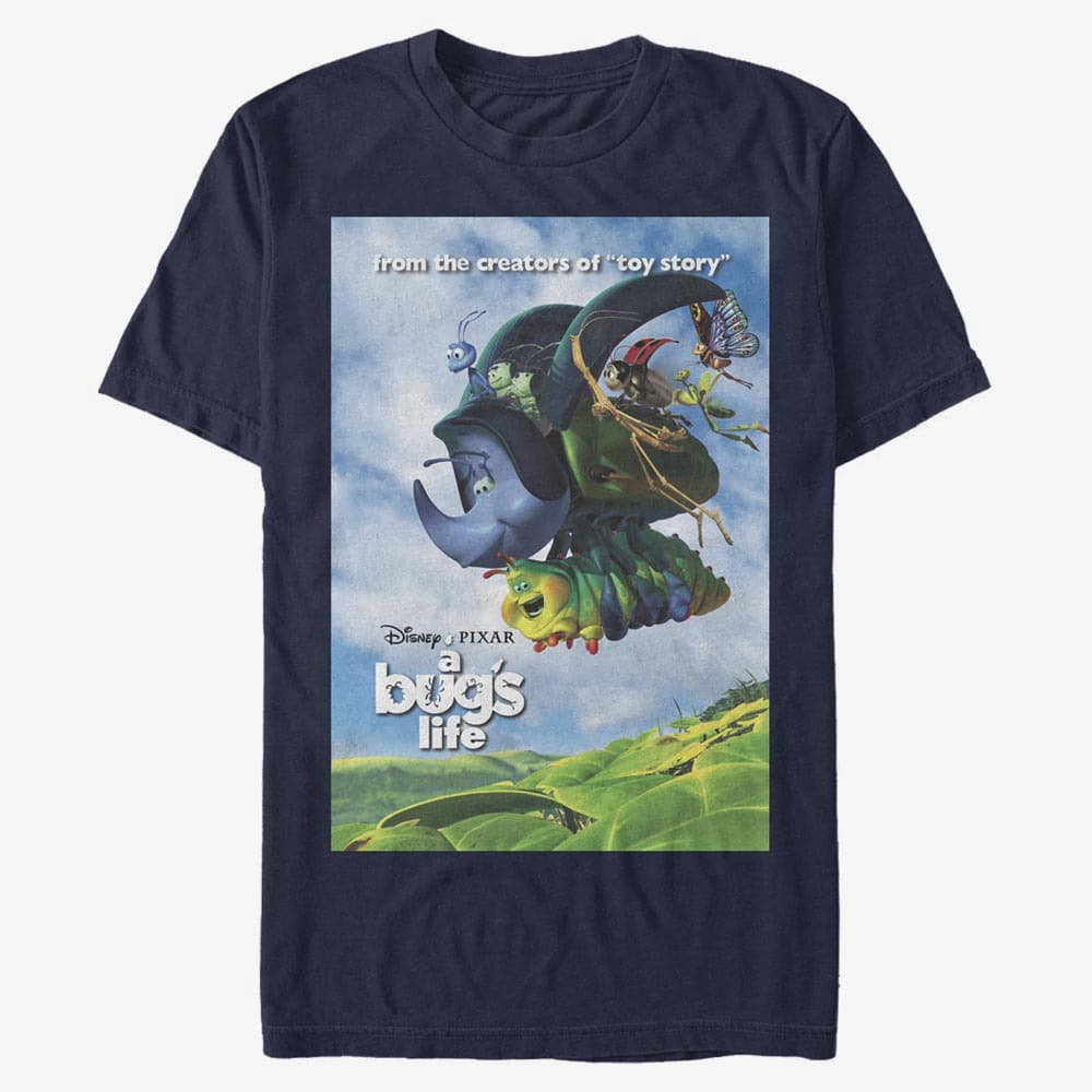 T-shirts Merch Pixar A Bug's Life - Bugs Flying Poster Unisex T-Shirt Navy Blue