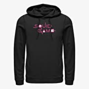 Merch Netflix Squid Game - Squid Game Logo Unisex Hoodie Black