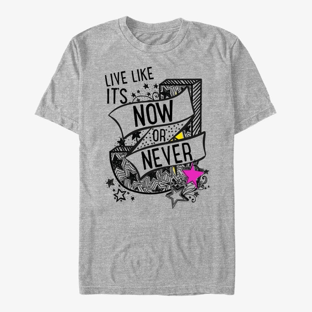 Koszulki Merch Netflix Julie And The Phantoms - Now or Never Unisex T-Shirt Heather Grey