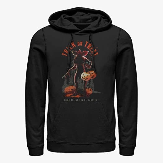 Felpa Merch Netflix Stranger Things - Trick Or Treating Demo Unisex Hoodie Black