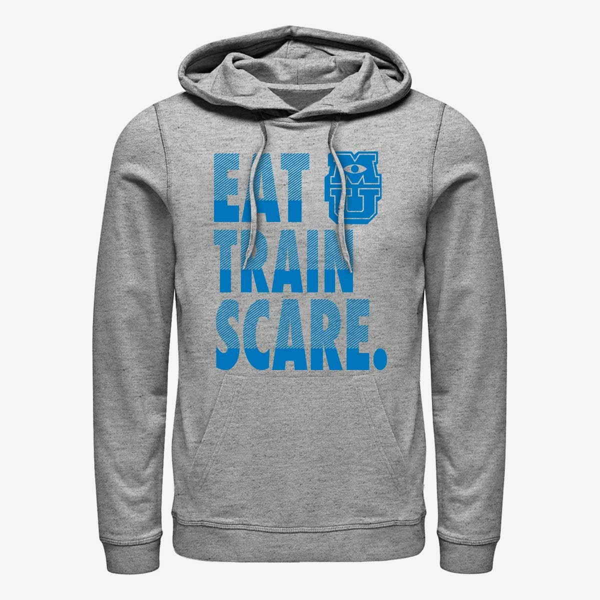 Mikinas ar kapuci un sporta krekli Merch Pixar Monster's Inc. - Scare Training Unisex Hoodie Heather Grey