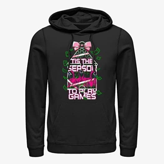 Sweatshirt Merch Netflix Squid Game - Play Games Unisex Hoodie Black