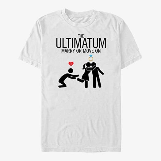 Tričko Merch Netflix The Ultimatum - Story Art Unisex T-Shirt White