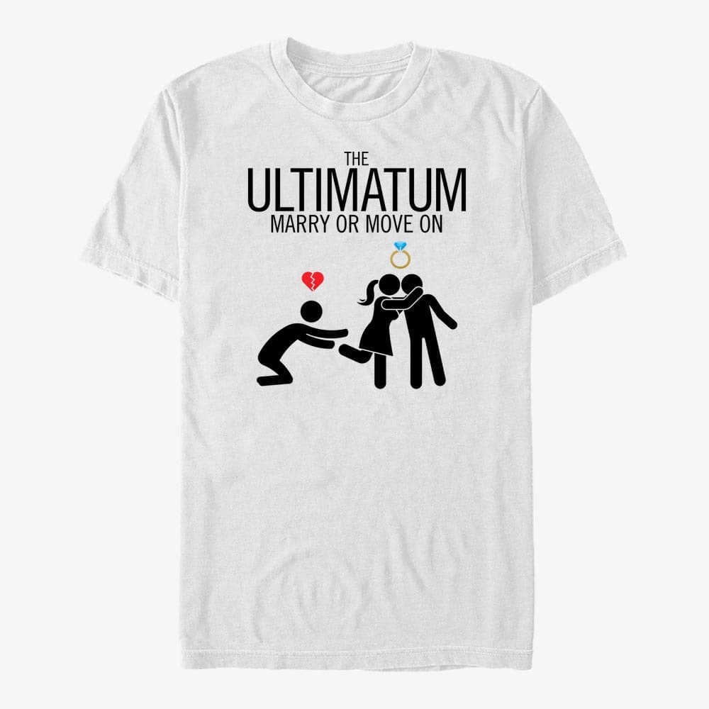 T-shirts Merch Netflix The Ultimatum - Story Art Unisex T-Shirt White