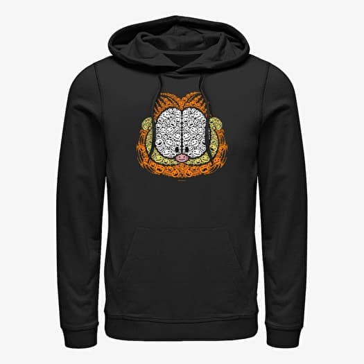 Sweatshirt Merch Paramount Garfield - Garfield Pumpkin Fill Unisex Hoodie Black