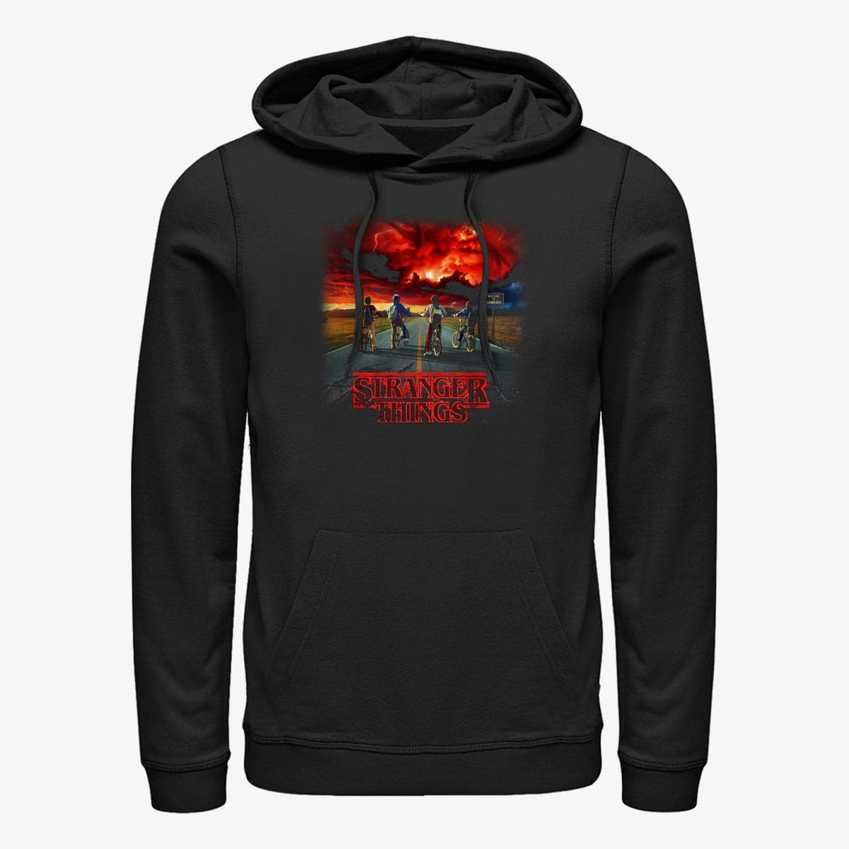 Sudaderas Merch Netflix Stranger Things - Where It Began Unisex Hoodie Black