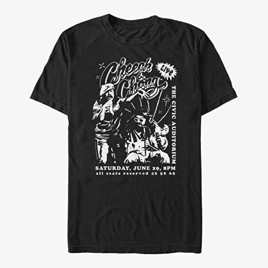 Tricou Merch Paramount Cheech and Chong - Live Cheech Chong Unisex T-Shirt Black