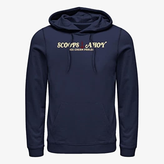 Hanorac Merch Netflix Stranger Things - Scoops Ahoy Unisex Hoodie Navy Blue