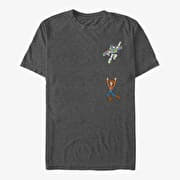 Merch Pixar Toy Story 1-3 - Pocket Pals Unisex T-Shirt Dark Heather Grey
