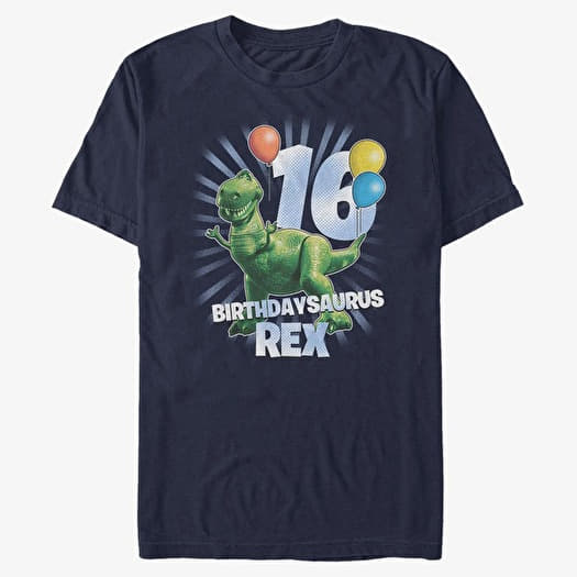 T-shirt Merch Pixar Toy Story - Ballon Rex 16 Unisex T-Shirt Navy Blue