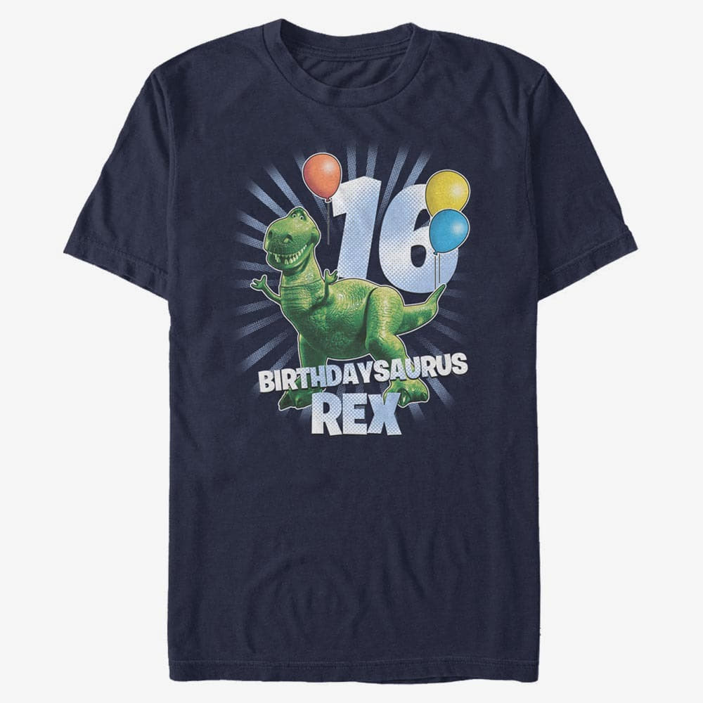 T-särgid Merch Pixar Toy Story - Ballon Rex 16 Unisex T-Shirt Navy Blue