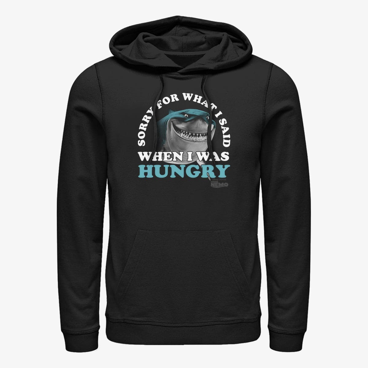 Hoodies and sweatshirts  Merch Pixar Finding Nemo - Hungry Bruce Unisex Hoodie Black