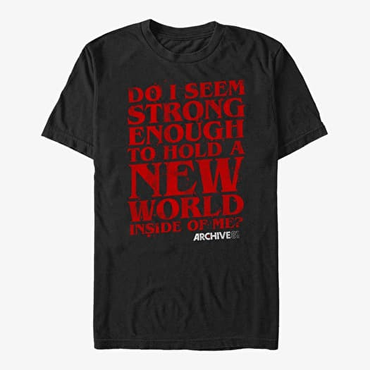 Camiseta Merch Netflix Archive 81 - Strong Enough Unisex T-Shirt Black