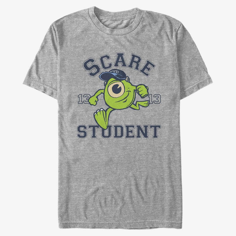 T-shirts Merch Pixar Monster's Inc. - Scare Student Unisex T-Shirt Heather Grey