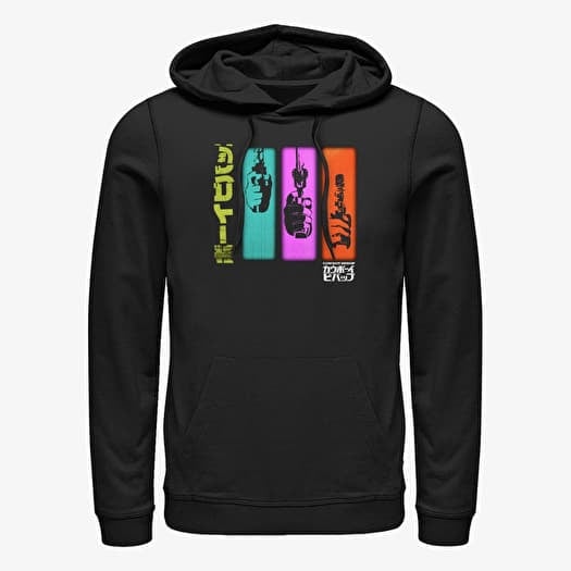 Bluza Merch Netflix Cowboy Bebop - Colorful Sequence Unisex Hoodie Black