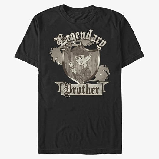 Póló Merch Pixar Onward - Legendary Lil Brother Unisex T-Shirt Black