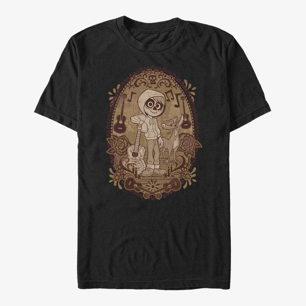 T-Shirts Merch Pixar Coco - Miguel Tone Unisex T-Shirt Black