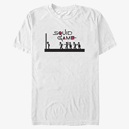 Tričko Merch Netflix Squid Game - SQUID GAME ICON 5 Unisex T-Shirt White