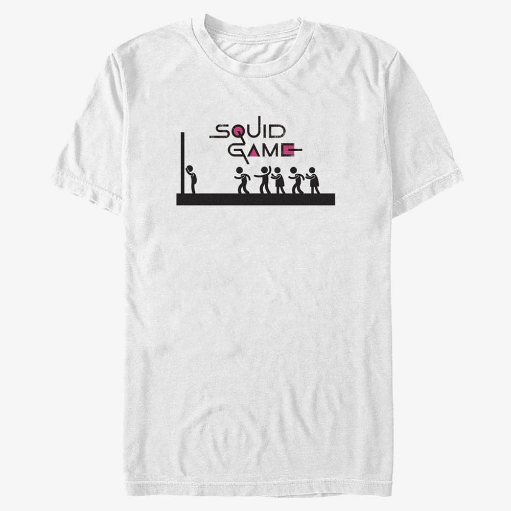 T-shirts Merch Netflix Squid Game - SQUID GAME ICON 5 Unisex T-Shirt White