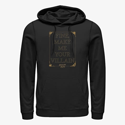 Kampsun Merch Netflix Shadow and Bone - Your Villain Unisex Hoodie Black