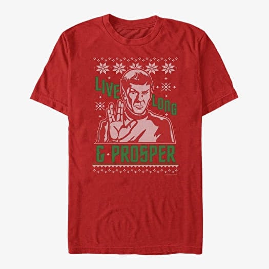 Majica Merch Paramount Star Trek - Prosper Sweater Unisex T-Shirt Red