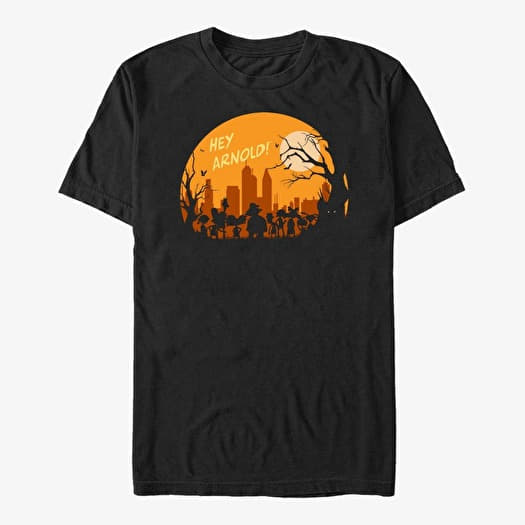 Tricou Merch Paramount Hey Arnold - Haunting Arnold Unisex T-Shirt Black