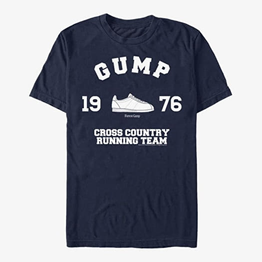 T-shirt Merch Paramount Forrest Gump - GUMP CROSS COUNTRY RUNNING TEAM Unisex T-Shirt Navy Blue