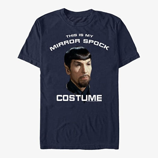 T-shirt Merch Paramount Star Trek - This Is My Mirror Spock Costume Unisex T-Shirt Navy Blue