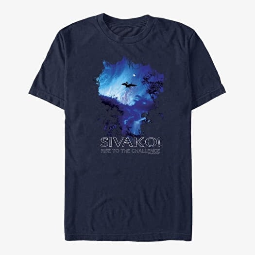 T-paita Merch Twentieth Century Fox Avatar 1 - Rise to the Challenge Unisex T-Shirt Navy Blue