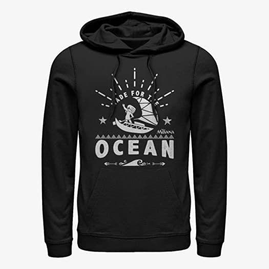 Mikina Merch Pixar Moana - Made For The Ocean Unisex Hoodie Black