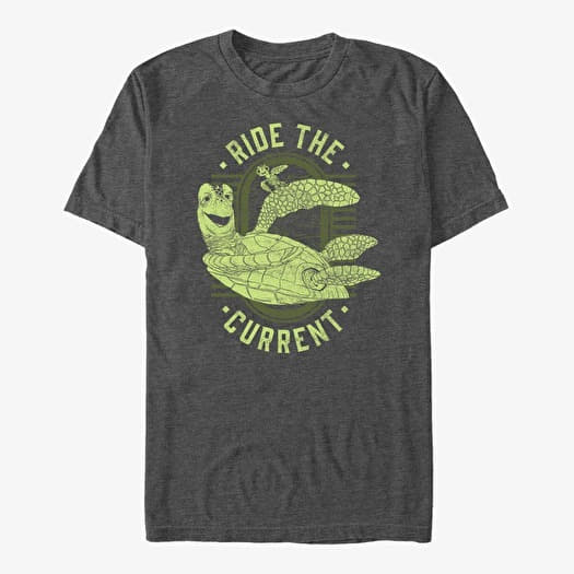 Majica Merch Pixar Finding Nemo - Turtle Saver Unisex T-Shirt Dark Heather Grey
