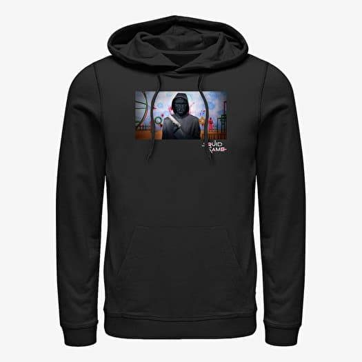 Mikina Merch Netflix Squid Game - Frontman Screenshot Unisex Hoodie Black