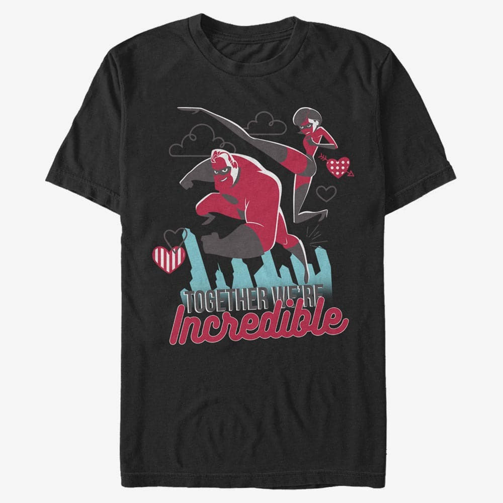 T-shirts Merch Pixar Incredibles - Together Incredible Unisex T-Shirt Black