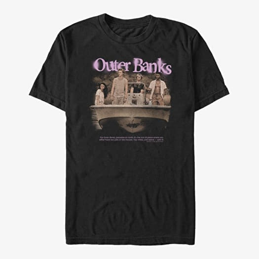 Camiseta Merch Netflix Outer Banks - OBX Spraypaint Unisex T-Shirt Black