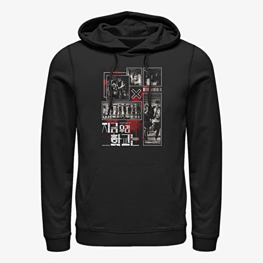 Mikina Merch Netflix All Of Us Are Dead - AOUAD Street Collage Unisex Hoodie Black