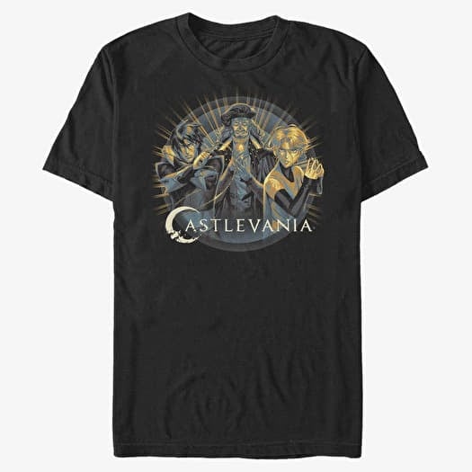 T-särk Merch Netflix Castlevania - Trio Rays Unisex T-Shirt Black