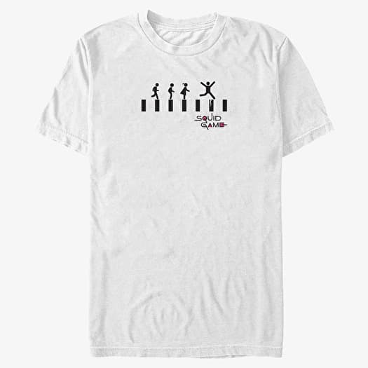 Tričko Merch Netflix Squid Game - SQUID GAME ICON 3 Unisex T-Shirt White