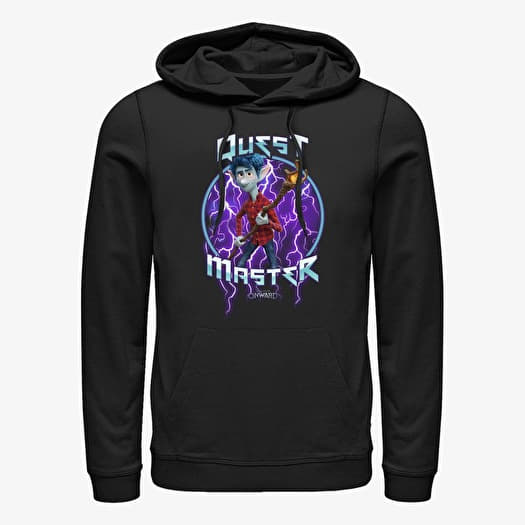 Pulóver Merch Pixar Onward - Quest Master Unisex Hoodie Black