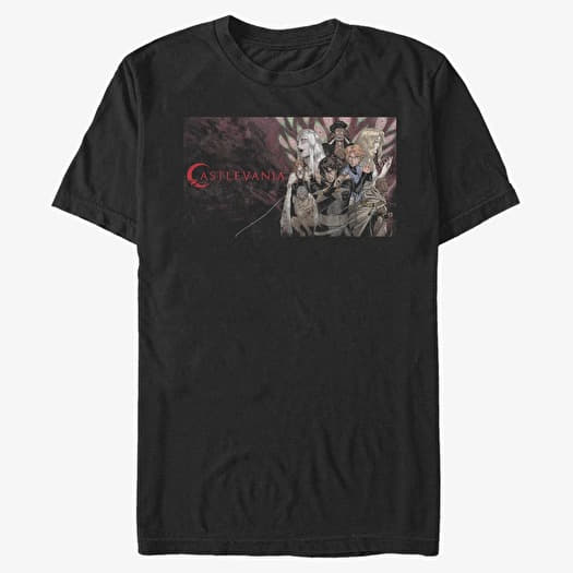 T-shirt Merch Netflix Castlevania - Horizontal Poster Unisex T-Shirt Black