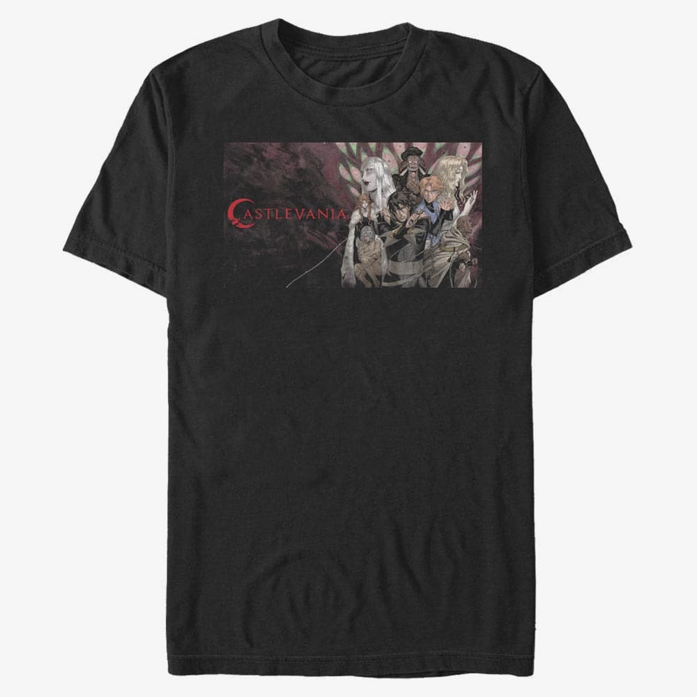 T-shirts Merch Netflix Castlevania - Horizontal Poster Unisex T-Shirt Black